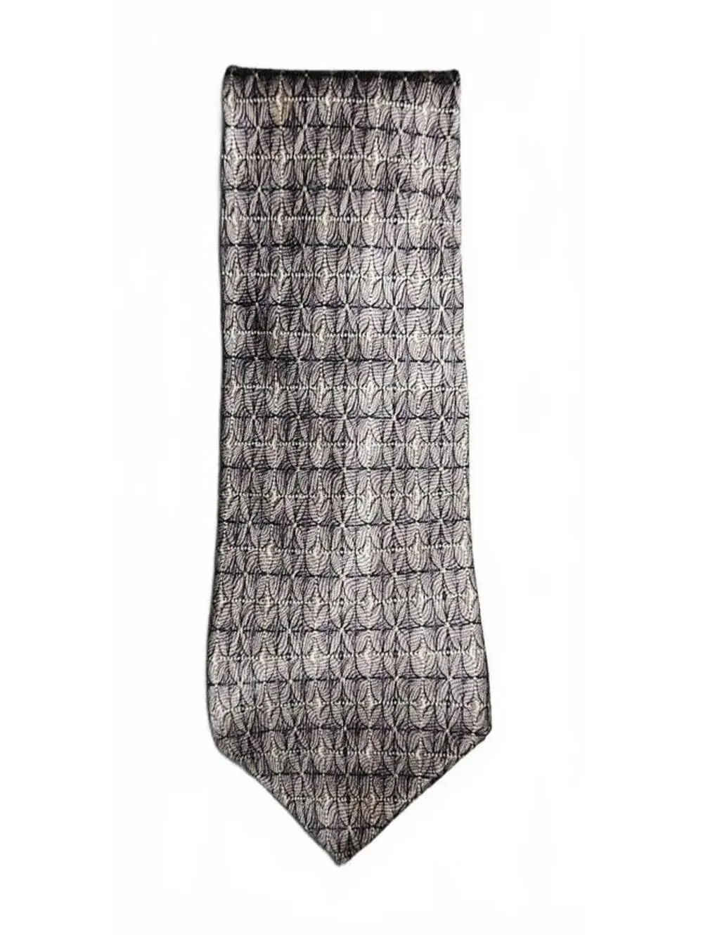 Chez Roffé New York Classic Patterned Silk Tie